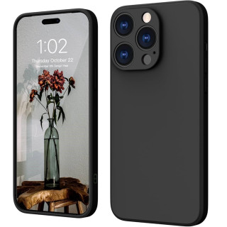 CASE SILICON IPHONE 15 PRO BLACK
