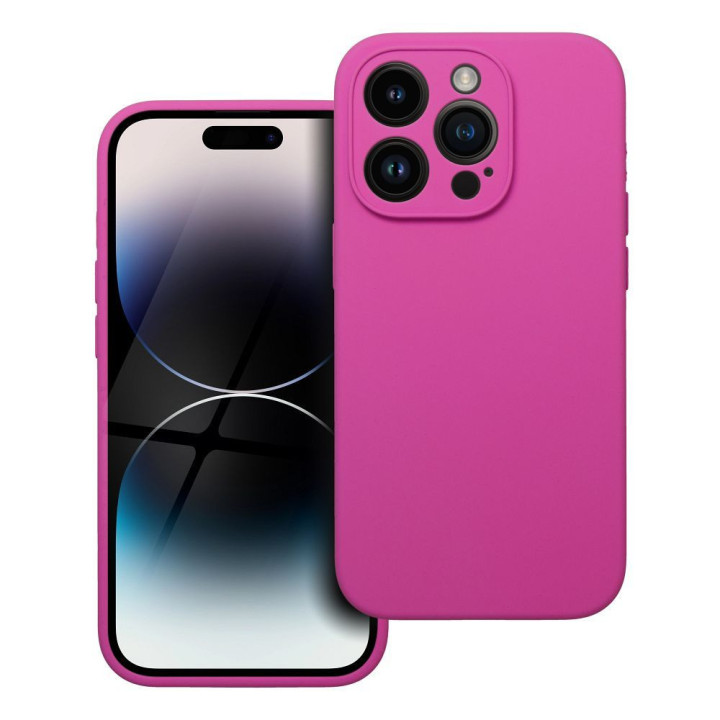 CASE SILICON IPHONE 15 PRO PINK