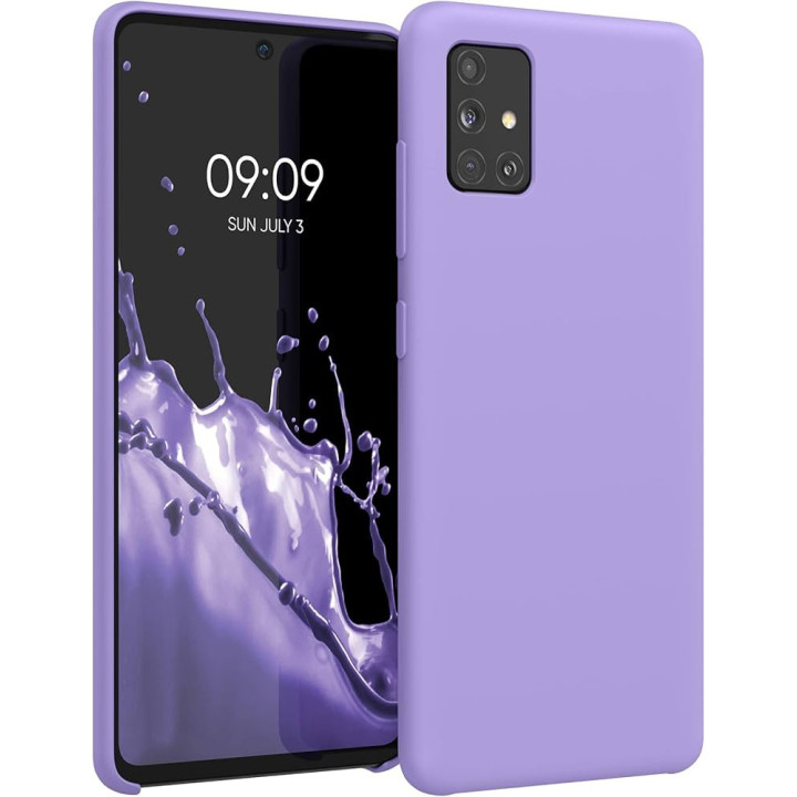 CASE SILICON SAM GALAXY A51 A31 PURPLE