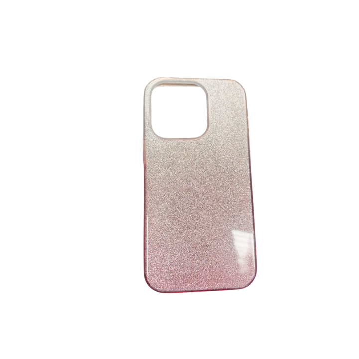 SLINE SHINING IPHONE 14 PRO CLEAR PINK