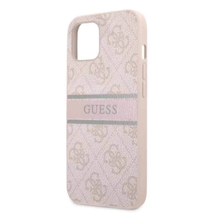 ETUI GUESS STRIPE IPHONE 13 MINI PINK