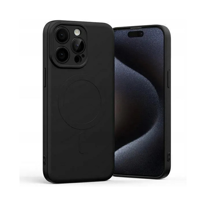 MERCURY SEMI-SILICON MAGSAFE IPHONE 15 PLUS BLACK