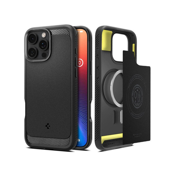SPIGEN ARMOR MAGFIT IPHONE 16 PRO MAX BLACK