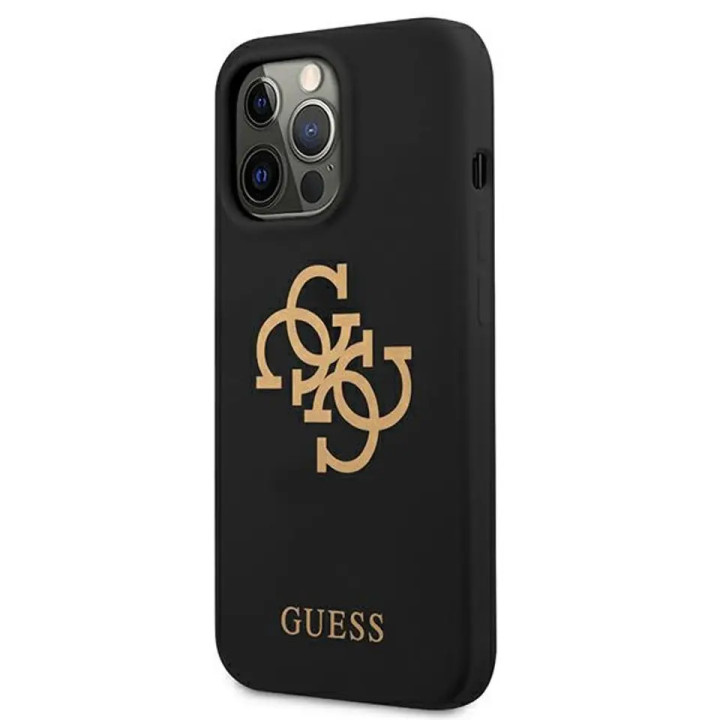 GUESS HARD CASE LGO SILICON IPHONE 13 13 PRO BLACK