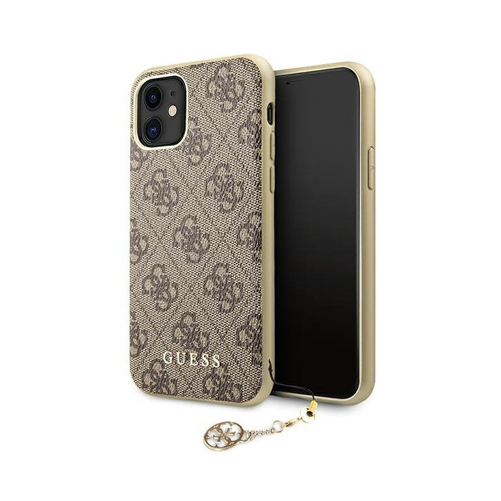 ETUI GUESS CHARMS COLLECTION IPHONE XR BROWN
