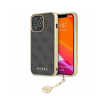 ETUI GUESS CROCCO COLLECT IPHONE 14 PRO MAX SILVER