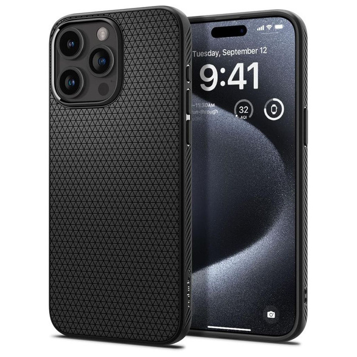 SPIGEN LIQUID AIR IPHONE 15 PRO MAX BLACK