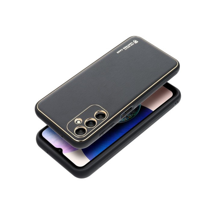 CASE LEATHER SAM GALAXY A14 5G BLACK