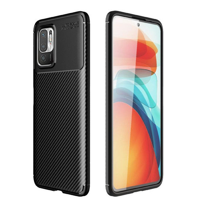 CASE CARBON PREMIUM XIAOMI REDMI NOTE 10 5G BLACK