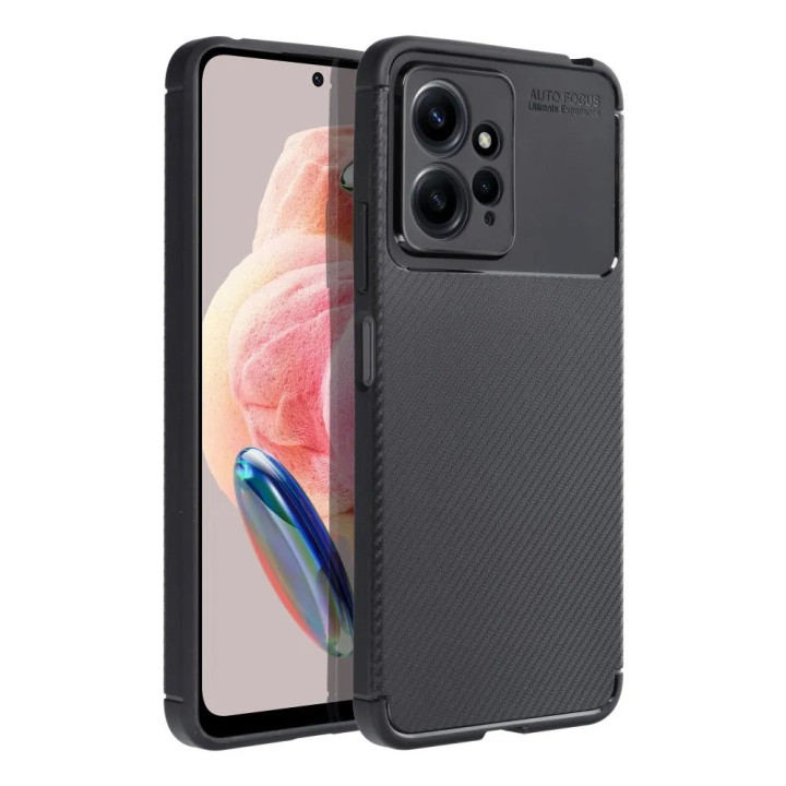 CASE CARBON PREMIUM XIAOMI REDMI NOTE 12 4G BLACK