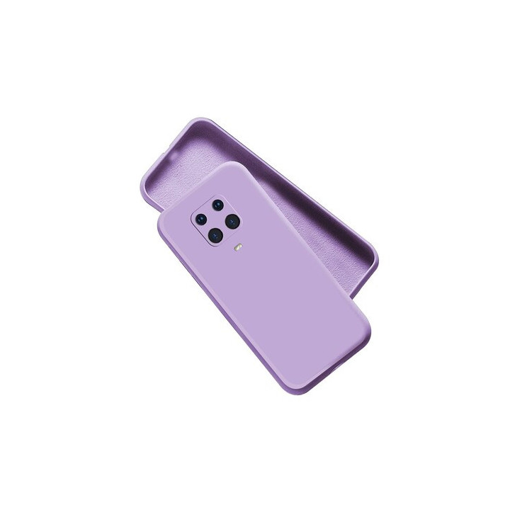 CASE SILICON LENS XIAOMI REDMI NOTE 9S 9 PRO PURPL