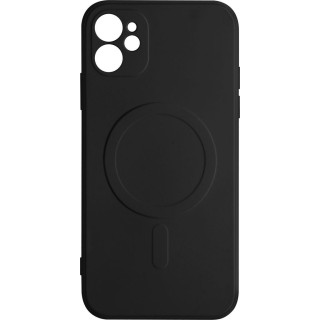 CASE SILICON MAGSAFE IPHONE 16E BLACK