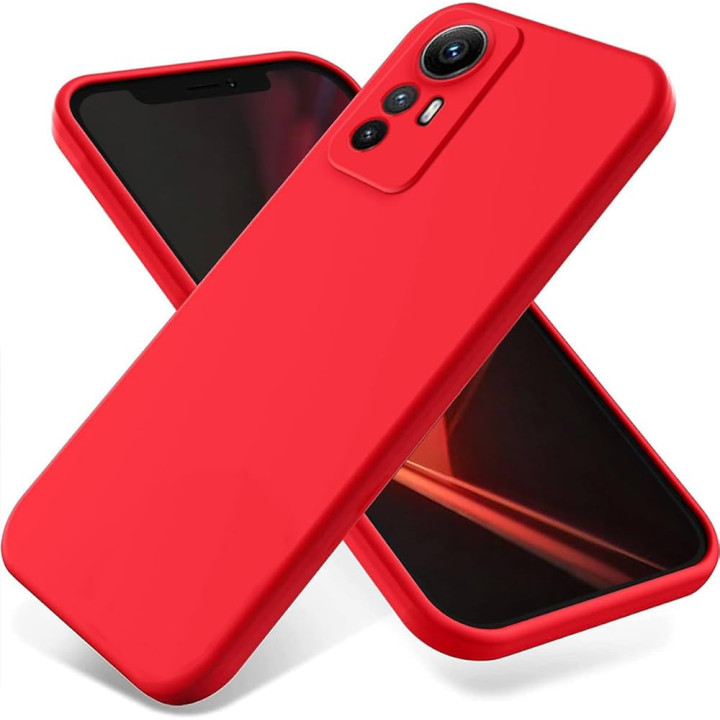 CASE SILICON XIAOMI REDMI NOTE 12S RED