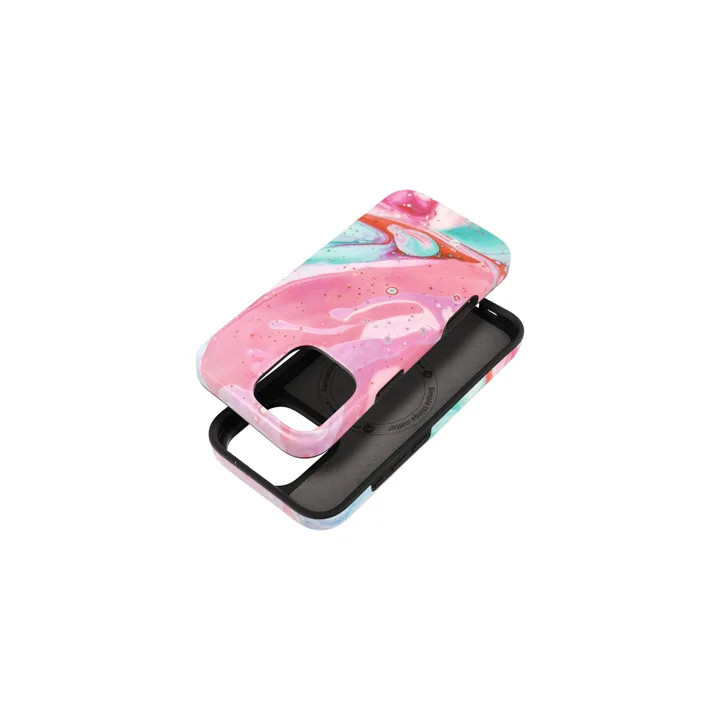CASE FORCELL MIRAGE IPHONE 16 PRO MAX PINK MARBLE
