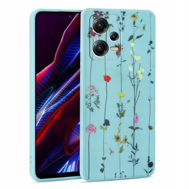 CASE TECH MARBLE GARDEN NOTE 12 5G BLUE