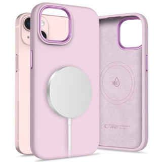 CASE TECH SILICON MAGSAFE IPHONE 15 PINK