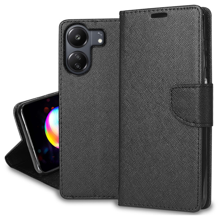FLIP BOOK NEXERI XIAOMI REDMI 13C BLACK
