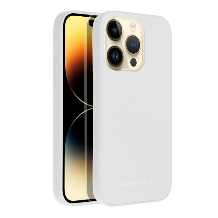 CASE ROAR MATTE GLASS IPHONE 14 PRO STALOWY