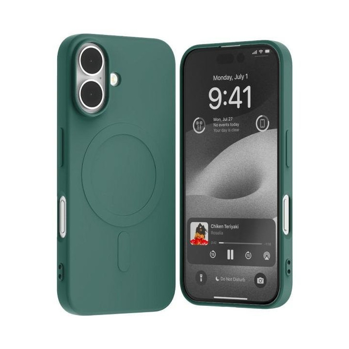 MERCURY SEMI-SILICON MAGSAFE IPHONE 16 GREEN