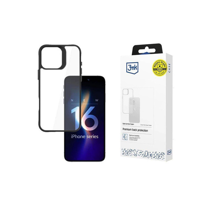 3MK ARMOR CASE IPHONE 16 PRO MAX CLEAR