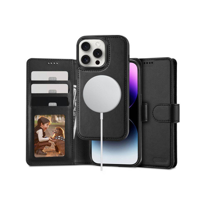 FLIP TECH WALLET MAGSAFE IPHONE 16 PRO MAX BLACK