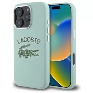 CASE LACOST CRACED LOGO  IPHONE 16 PRO AMANDE
