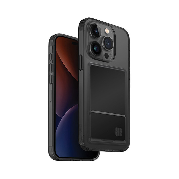 CASE UNIQ AIR FENDER IPHONE 15 PRO MAX SMOKED GREY