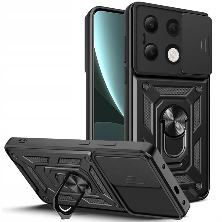 CASE CAMSSHIELD XIAOMI REDMI NOTE 13 PRO 5G BLACK