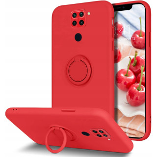 CASE SILICON RING XIAOMI REDMI NOTE 9 RED