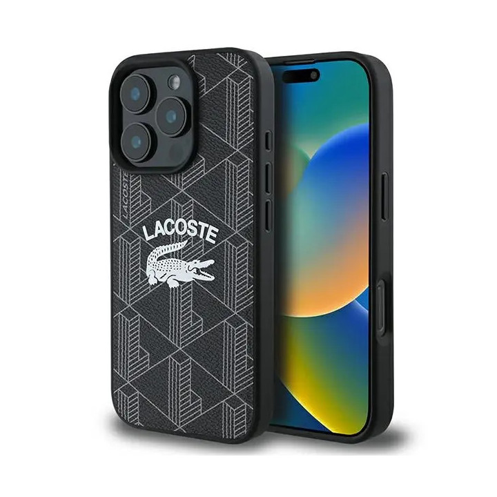LACOSTE VINTAGE LOGO MAGSAFE IPHONE 16 PRO MAX BLA