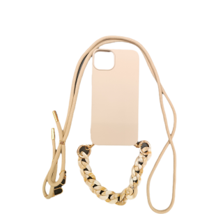 CASE TECH CHAIN IPHONE 14 PLUS BEIGE
