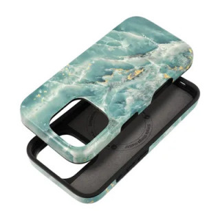 CASE FORCELL MIRAGE MAGS IPHONE 16 PRO GREEN MARBL