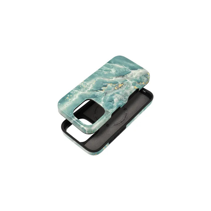 CASE FORCELL MIRAGE MAGS IPHONE 16 PRO GREEN MARBL
