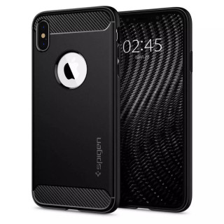ETUI SPIGEN RUGGED ARMOR IPHONE X/XS BLACK