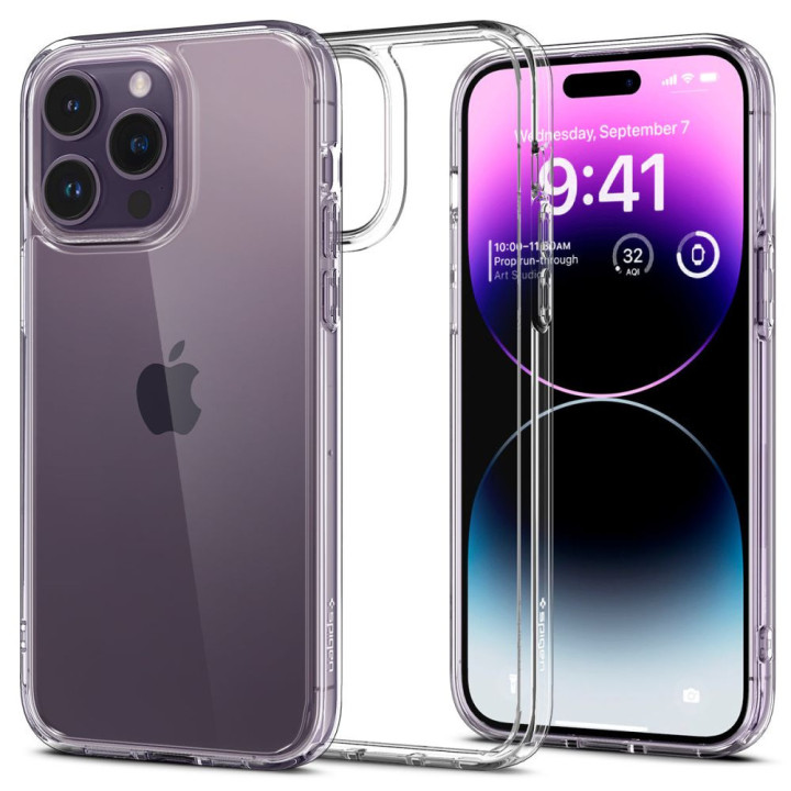 SPIGEN ULTRA HYBRID IPHONE 14 PRO MAX CLEAR