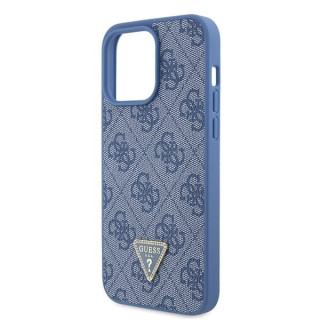 GUESS TRIANGLE STRASS IPHONE 15 PRO MAX BLUE