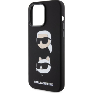 KARL SILICON KARL&CHOUPETTE HEAD IPHONE 15 BLACK