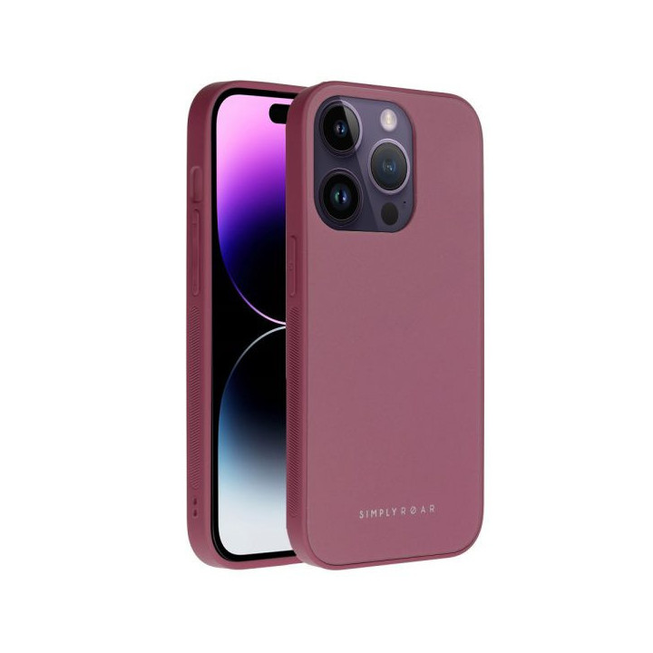 CASE ROAR MATTE GLASS IPHONE 14 PRO BORDO