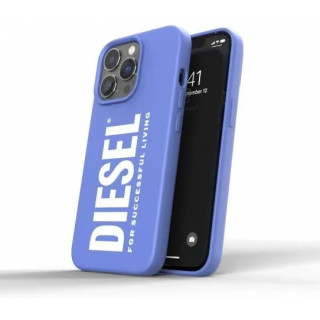 CASE DIESEL SILICON IPHONE 13 PRO BLUE/WHITE