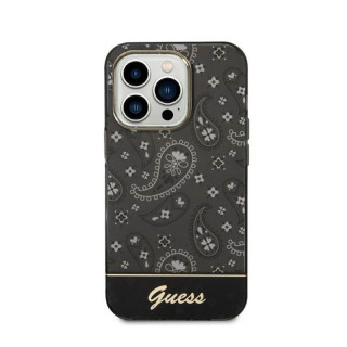 GUESS BANDANA PAISLEY IPHONE 14 PRO BLACK