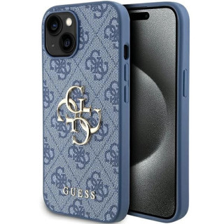 ETUI GUESS 4G BIG METAL LOGO IPHONE 13 13 PRO BLUE