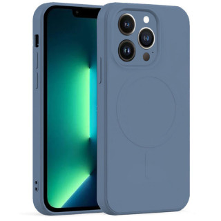 CASE SILICON MAG COVER IPHONE 13 PRO BLUE
