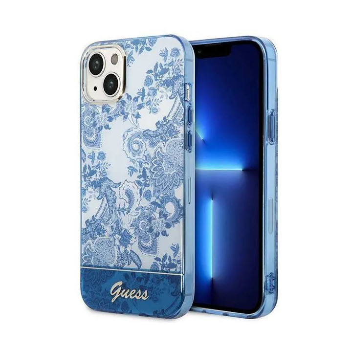 GUESS IML ELECTRO CAM IPHONE 14 PRO BLUE