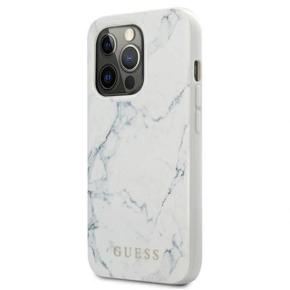 ETUI GUESS MARBLE IPHONE 13 PRO WHITE