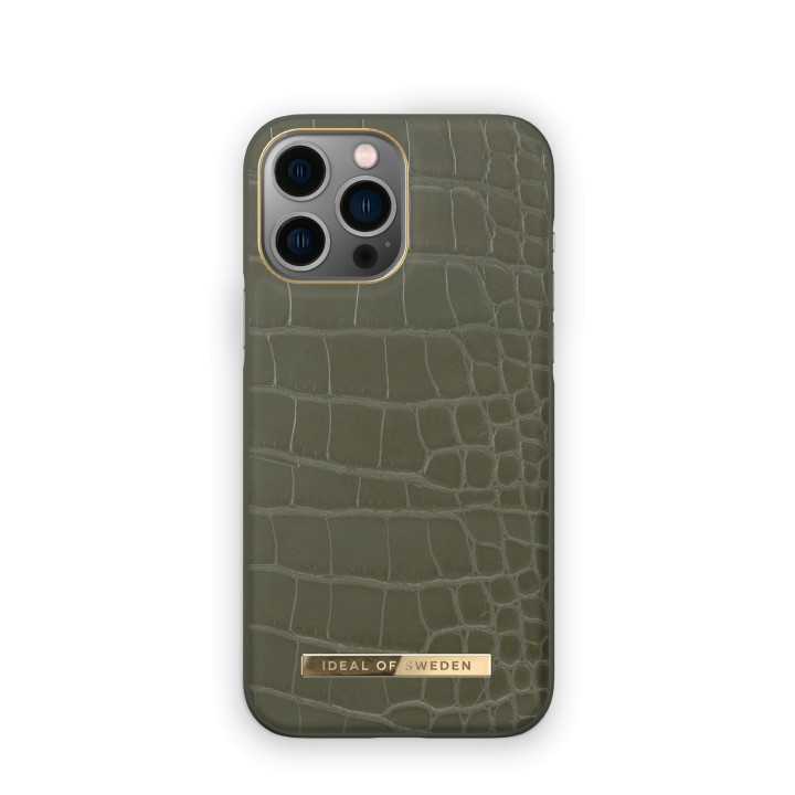 ETUI IDEAL OF SWEDEN IPHONE 13 PRO CROCO KHAKI