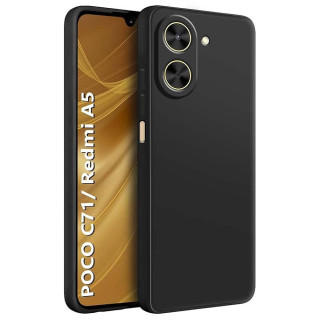 CASE SILICON XIAOMI REDMI A5 POCO C71 BLACK