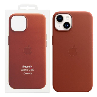 CASE MAGSAFE LEATHER IPHONE 14 BROWN