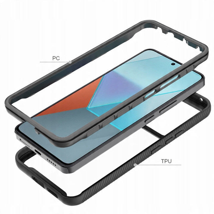 CASE TECH DEFENDER360 XIAOMI NOTE 13 PRO 5G BLACK