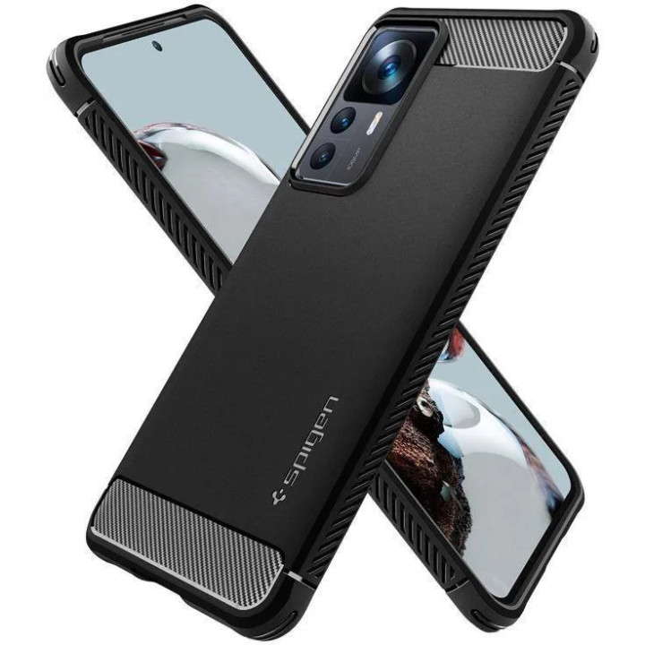 ETUI SPIGEN RUGGED ARMOR XIAOMI 12T 12T PRO BLACK