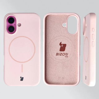 CASE BIZON SOFT MAGNETIC IPHONE 16 PINK